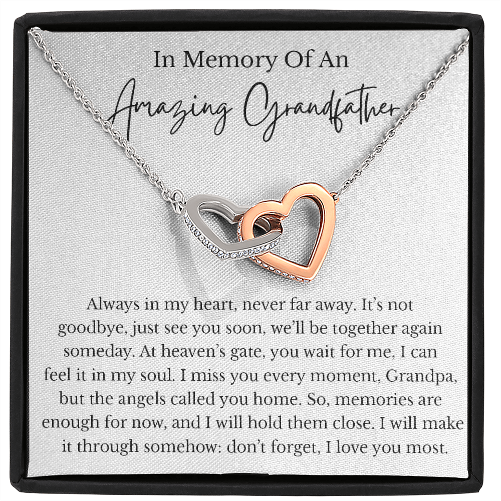 Remember I Am with You Always Memorial Necklace