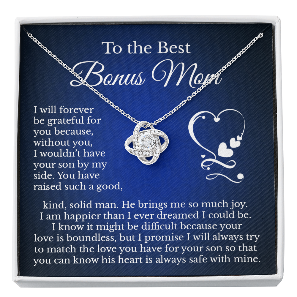To My Boyfriend's Mom Necklace, Mother in Law Jewelry Gift for